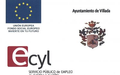 Subvención de la Junta de Castilla y León para la Contratación de Personas con Discapacidad, cofinanciada por el Fondo Social Europeo.