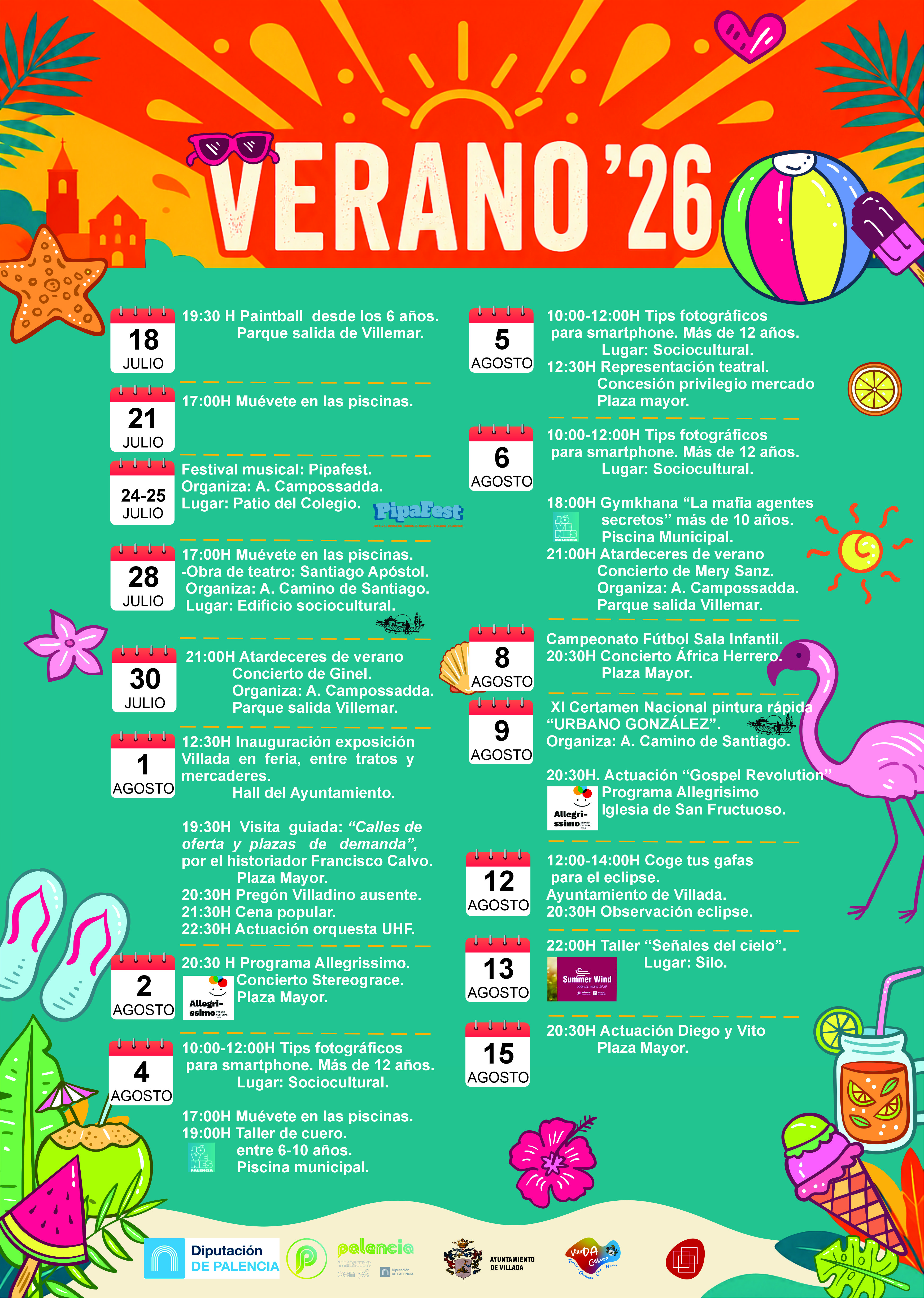 PROGRAMA DE ACTIVIDADES DEL VERANO 2026